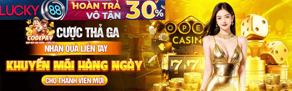 Banner Lucky88 - Trải nghiệm đỉnh cao